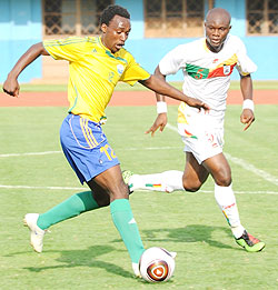 Kipson Atuhaire, who is likely to miss the CHAN tournament in Sudan, made his international debut against Benin last October. (File photo)