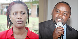 L-R : TIME OVER; Jean d'Arc Gakuba's mandatory two terms are over ; TO RUN; Alphonse Nizeyimana wants another stint at KCC