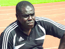 Amavubi head coach Sellas Tetteh has a tough job ahead of him. (File Photo)