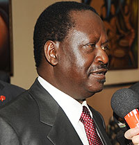 Kenyan Premiere, Raila Odinga