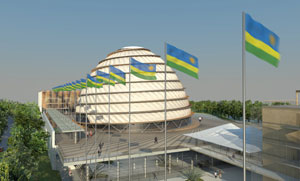 An artistic impression of Kigali Convention Centre