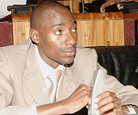 Arrested MP Alexandre Ashinzwuwera