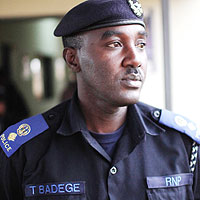 SPT. Theos Badege Police spokesperson Rwanda National Police