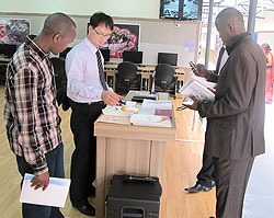 The interior of the Information Access Centre at Kicukiro College (Photo J Mbanda)