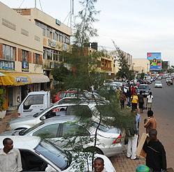 The street on which ETO Muhima is located is one of the busiest in the city. (Photo: T. Kisambira)