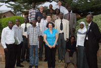 Connecting Classrooms' officials and Nyagatare head teachers posing for a group photo after the training.Photo.Dan Ngabonziza