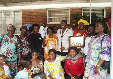 The delegation from the DRC after meeting Minister Mujawamariya (Courtesy Photo)