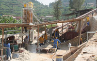 Mining activities in Gatumba Ngororero district. All minerals exported from the EAC to be certified (File photo)