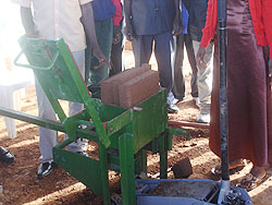 One of the machines that were donated by REMA