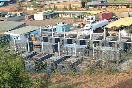 Fuel powered generators in Gikondo industrial park will be phased out in 2013 (File Photo)