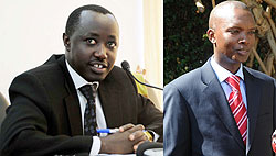 L-R : Joseph Kabakeza (Photo T.Kisambira) ; Yves Muyange was named EWSA boss