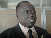 Minister of Justice, Tharcisse Karugarama.