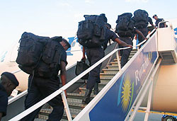 Rwandan Police Officers are serving on various peace keeping missions abroad (Courtesy Photo)