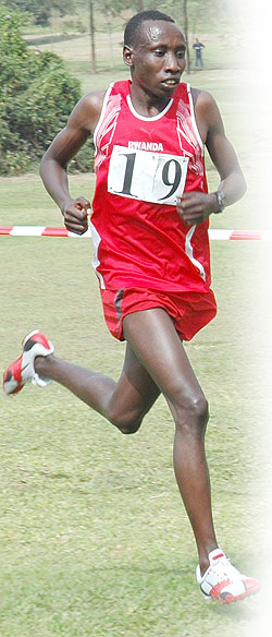 Dieudonne Disi will again lead Rwanda's medal hopes in Maputo. (File photo)