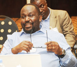 Nation Media Group's Charles Onyango Obo is one of the participants of the Commonwealth Forum (Photo T Kisambira)