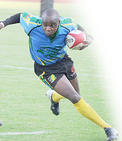 Silverbacks captain Vincent Kamali during last year's CAR 15s. (File Photo)