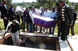 During remembrance of those who died during the 1994 genocide, post traumatic stress disorder is common (File Photo)