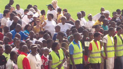 Participants getting ready for the Run for Fun race during last yearu2019s marathon. Over 2500 participants are expected for this yearu2019s marathon. (File photo)