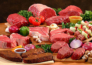 Raw or undercooked meat particularly beef carries a high risk of infecting a person (Internet Photo)