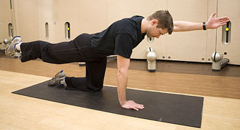 Back pain exercises can help treat the condition (Internet Photo)