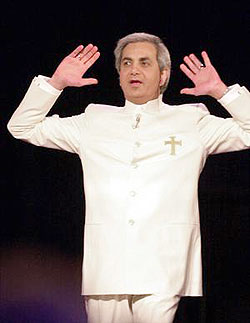 Benny Hinn is a leading prosperity gospel preacher (Internet Photo)