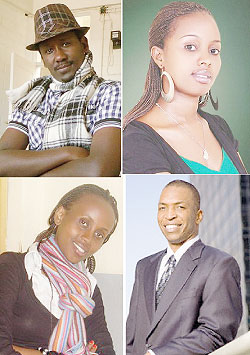 L-R : Amani M.;Solange Nene;Leonie Akariza;Steven Makora