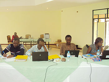  A cross section of legal practitioners during their training in Rubavu (Photo by A. Ngarambe