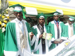  Some of the INES graduates (Photo B.Mukombozi)