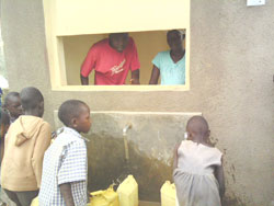 The new water source will help promote sanitation in the area. The New Times /courtesy.