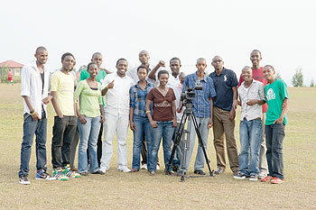 The whole crew of Agahozo Shalom Youth Village.