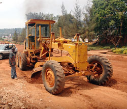 Roadworks in Kigali. The Sunday Times / File