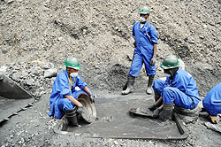 Mining in Nyakabingo in Rulindo District. The Sunday Times /  J. Mbanda.