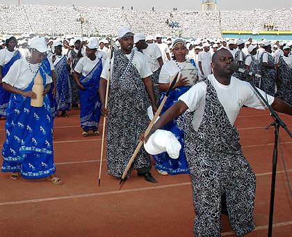 Members of Itorero during a past function. The New Times / File.