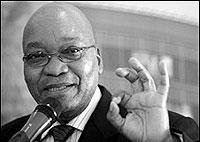 S.African President Jacob Zuma. 