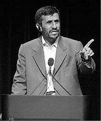 Iranian President Mahmoud Ahmadinejad