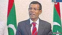 In his resignation speech, Mr Nasheed said he did not want to run the country with an iron fist. Net Photo.