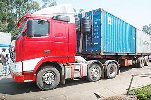 Rwandan transporters are calling the East African Community Partner states to enact the 2012 EAC Vehicle Load Control Bill to have a common load limit.  The New Times / File.