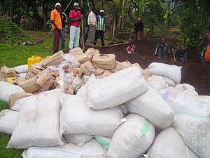 Several kilograms of marijuana and illicit alcohol ostensibly from Uganda have been destroyed in Burera District. Burera and Kisoro districts of Uganda will combat the illicit trade. The New Times / File