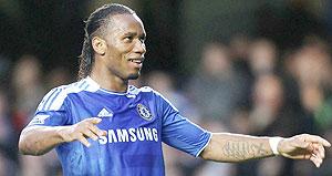 Drogba is confident Chelsea can finish in the top four this season. Net photo.