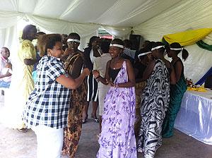 Members of the Rwanda Diaspora in Zimbabwe celebrate during their get together ceremony in Harare, recently. 