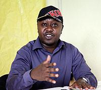 Mark Mugarura, Marketing manager for Skol. The New Times / T. Kisambira.