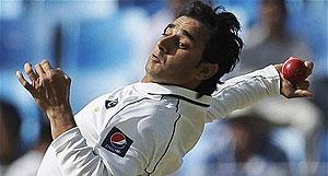 Pakistan spinner Saeed Ajmal tormented England during the test series. Net photo.