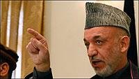 Afghan President Hamid Karzai