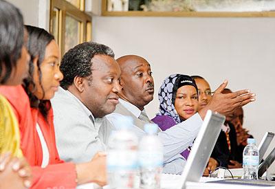 Members of the Public Accounts Committee of the Chamber of Deputies. The New Times / File.