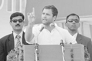 Rahul Gandhi had staked his political future on reviving his party's fortunes in Uttar Pradesh.  Net Photo.