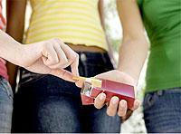 Underage smoking. Drug use among teenagers is mostly influenced by peer pressure.  Net photo