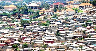 A slum in Kigali City. The New Times / File.