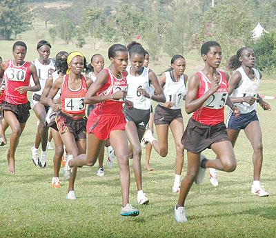 Claudette Mukasakindi (25) faces a tough test in todayu2019s 3000m race in the IAAF World Indoor championship in Istanbul, Turkey. The New Times/File.