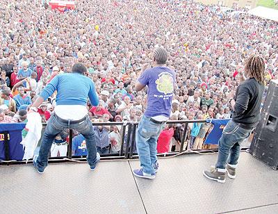 Urban Boyz in one of their performances. The New Times/File.