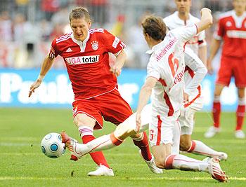 Bayern playmaker Bastian Schweinsteiger. Net photo.